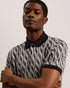 SAULZ-Tops-SS Regular Jacquard Polo- Ted Baker Romania
